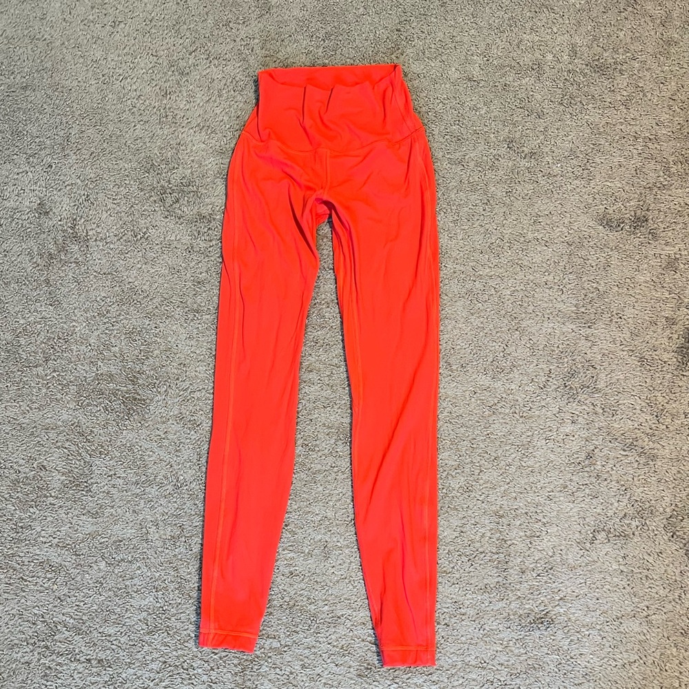 Pink Lululemon High-Waisted Leggings